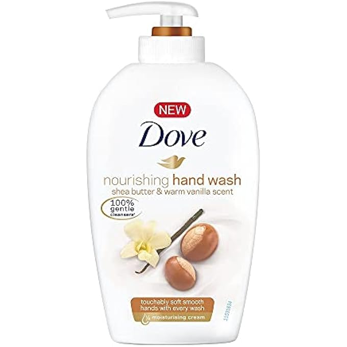 Dove SHEA BUTTER & WARM VANILLA NOURISHING HAND WASH - 8.45 OZ, 220 ML - Image 1